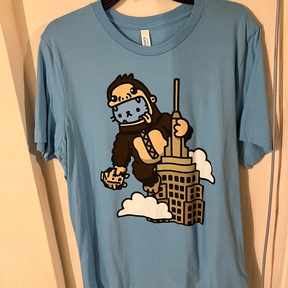 Cool Cats NFT Blue Graphic T-Shirt size Large